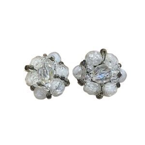 Vintage Signed West Germany Clip On Earrings